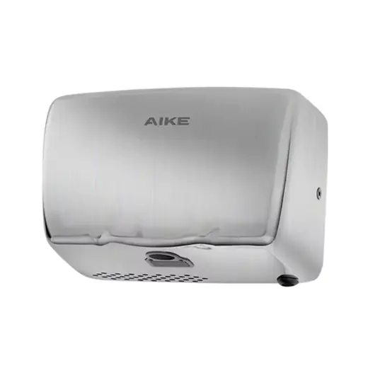 Aike Secamanos: Acero Inoxidable, Potencia nominal: 1.150-1.350 W, Potencia del motor: 500 W., Velocidad del aire: 60 m / s, Temperatura: 20-40°C, Resistente al agua: IPX1, Dimensiones: 260 * 180 * 152 mm, Peso: 3 kg.