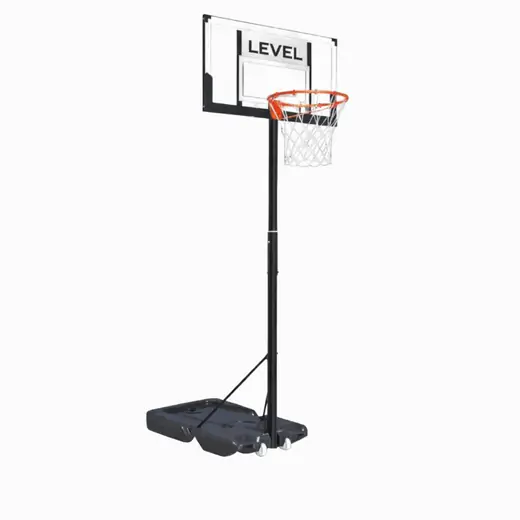 ARO DE BASKETBALL LEVEL ALTURA REGULABLE 2.10M (REG)