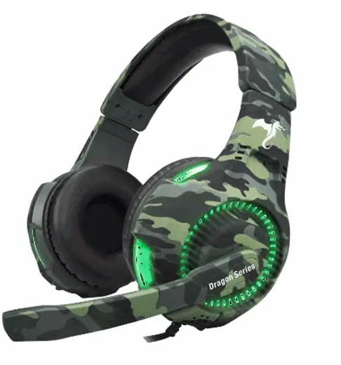 AURICULAR GAMER TROOPER KGA-487 LUZ VERDE (REG)
