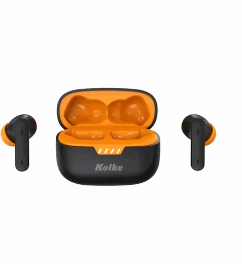 AURICULAR KOLKE TWS CON ESTUCHE CARGADOR KAB-761 NEGRO (REG)