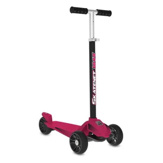 Bandeirante Patineta Skatenet Led Pro Plegable Negro