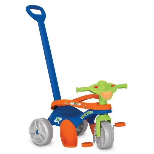 Bandeirante Triciclo Mototico Paseo y Pedal (Azul)
