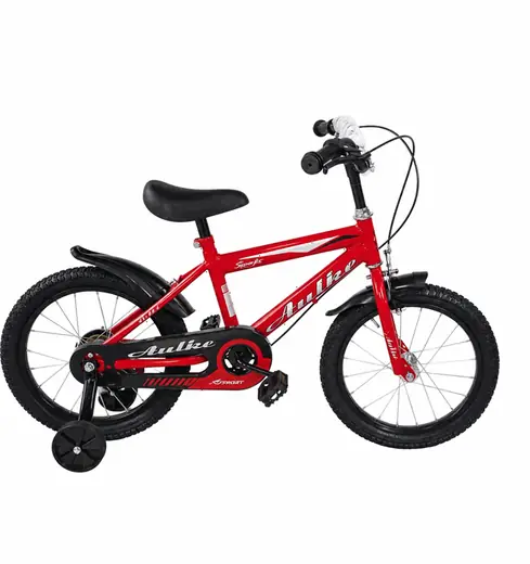 BICICLETA INFANTIL ARO 16" DOBLE FRENO ROJO