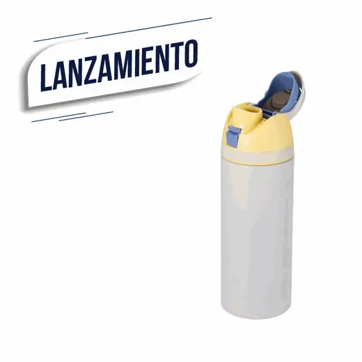 BOTELLA TERMICA ACERO 700ML SNOUT BLANCO (REG)