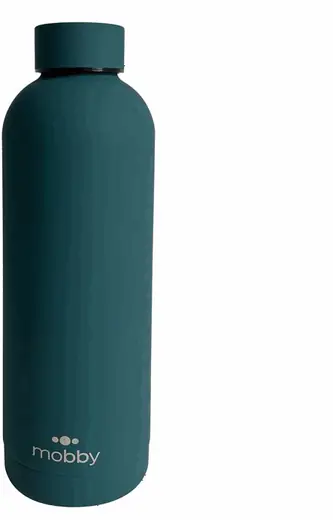 BOTELLA TERMICA DOBLE PARED 500ML VERDE MOBBY (REG)