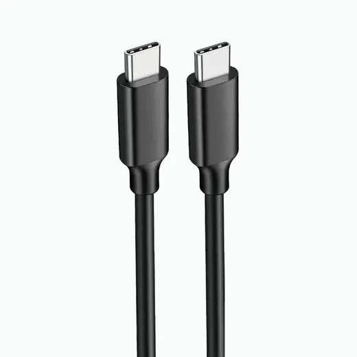 CABLE KOLKE USB TIPO C A TIPO C 20W NEGRO KCC-8708 (REG)