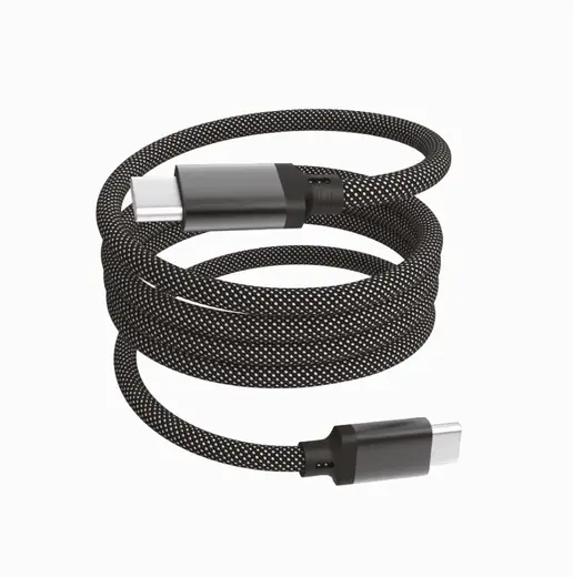 CABLE MAGNETICO KOLKE USB C A USB C KCC-8746 NEGRO CAJA (REG)
