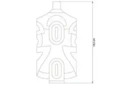 Corneta 72x 35x 37 mm. 42340/002 215x 78x 113 mm. 43218/001 14,5x7,5x8cm