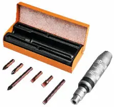 Corneta 3 Destornilladores punta chata: 3x75, 5x100, 6x125 mm