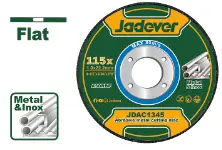 Jadever DISCO DE CORTE ACERO INOX JDAC1345