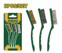 Jadever JUEGO DE CEPILLOS DE 9” 3 PZS. Diámetro de Cable: