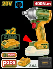 Jadever LLAVE DE IMPACTO INALÁMBRICA 1/2" 480NM