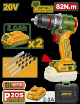 Jadever concreto: 22mm; acero: 13mm; madera: 28mm | SDS Plus