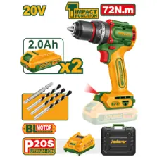 Jadever TALADRO PERCUTOR INALÁMBRICO 72NM JDCDP6281