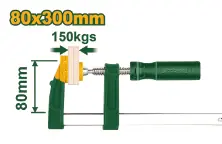 Jadever PRENSA MORSA 50MM (2”)