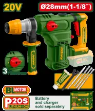 Jadever ROTOMARTILLO INALÁMBRICO SDSP 2.5J C/B