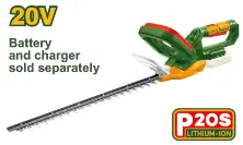 Jadever CORTA SETOS INALÁMBRICO 48 CM 20V C/B