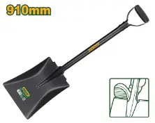 Jadever PALA CORAZÓN MANGO METAL 91CM