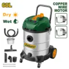 Jadever ASPIRADORA INDUSTRIAL 60LT 2X1200W