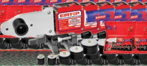 Soldabest 50mm TF20500 50mm P/ tipos: PP-R,PB,PE,PE-RT