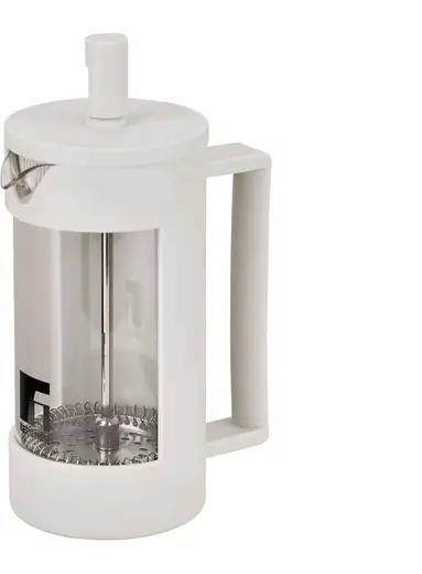 CAFETERA FRENCH 350ML VIDRIO LINES GRIS (REG)