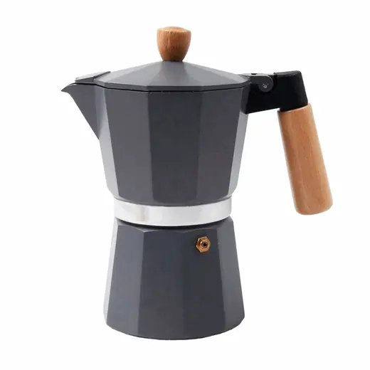 CAFETERA ITAL. ALUMIN 300ML 6T GRIS  M/MAD VARENNA (REG)