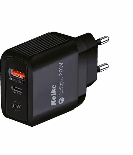 CARGADOR RAPIDO DE PARED KOLKE USB PD