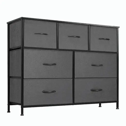 COMODA 7 CAJONES DECOTEAM DDC-038 GRIS