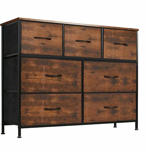 COMODA 7 CAJONES DECOTEAM DDC-038 MADERA