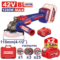 Emtop • 1x Batería 20V 2.0Ah