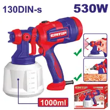 Emtop Batería y Cargador se venden por separado PISTOLA DE PINTAR (800ML)