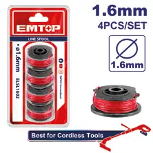 Emtop CARRETE CON HILO PARA BORDEADORA