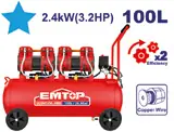 Emtop COMPRESOR DE AIRE SIN ACEITE EACPS15243 EACPS16502