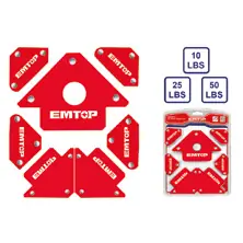 Emtop JUEGO DE ESCUADRAS MAGNÉTICAS