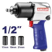 Emtop LLAVE DE IMPACTO NEUMÁTICA 1/2" (610NM)