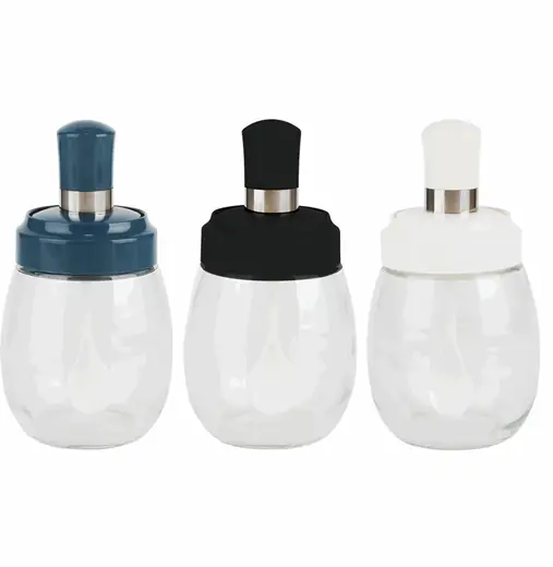 ESPECIERO C/TAPA Y CUCHARA 290ML COLORES SURTIDOS (REG)