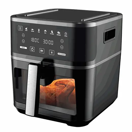 FREIDORA DIGITAL 2 EN 1: FREIDORA SIN ACEITE Y PARRILLA 8L NEF-276 (REG)