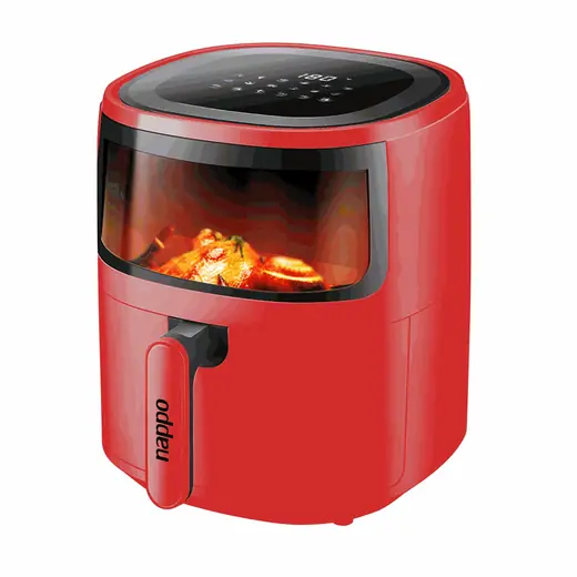 FREIDORA DIGITAL NAPPO SIN ACEITE VISION 5,7L NEF-129 ROJA (REG)