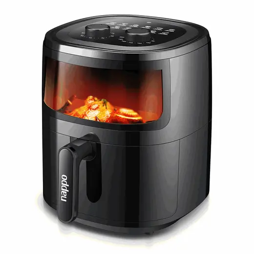 FREIDORA MECANICA NAPPO SIN ACEITE 5,7L NEF-148 NEGRA (REG)