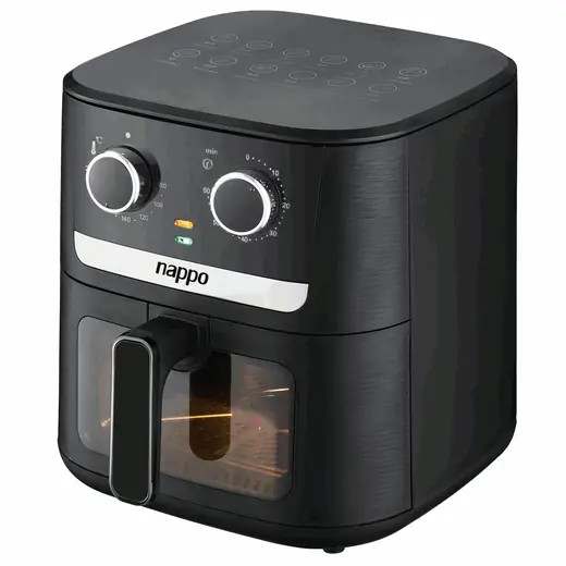 FREIDORA NAPPO SIN ACEITE MECANICA MASTER 7L NEF-245 NEGRA (REG)