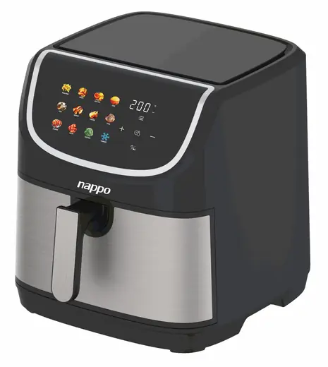 FREIDORA SIN ACEITE NAPPO DIGITAL 8L NEGRA NEF-242 (REG)