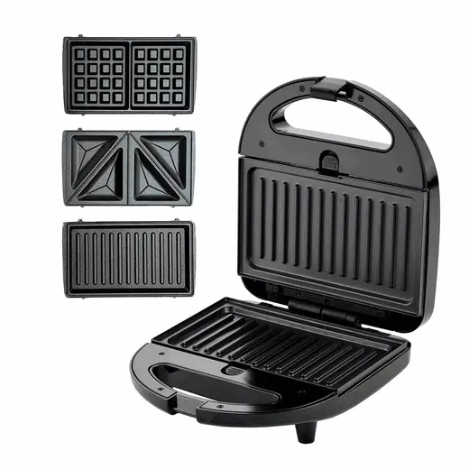 GRILL Y WAFLERA NAPPO NEG-195 3 EN 1 (REG)