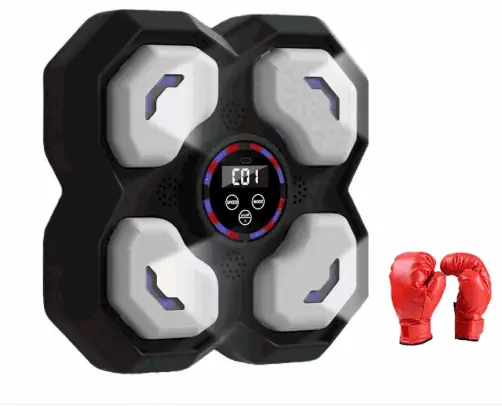 MAQUINA DE BOXEO PARA PARED NIÑOS BLANCO/NEGRO (REG)