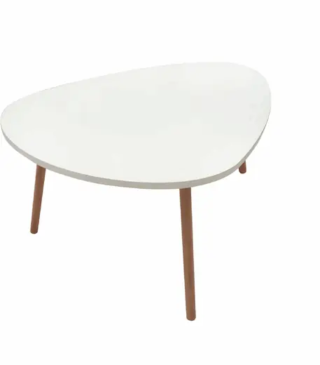 MESA CENTRICA TRIANG  BAMBOO C/BLANCO 99X70X46CM