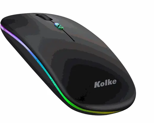MOUSE OPTICO INALAMBRICO DUAL KEM-699 NEGRO (REG)