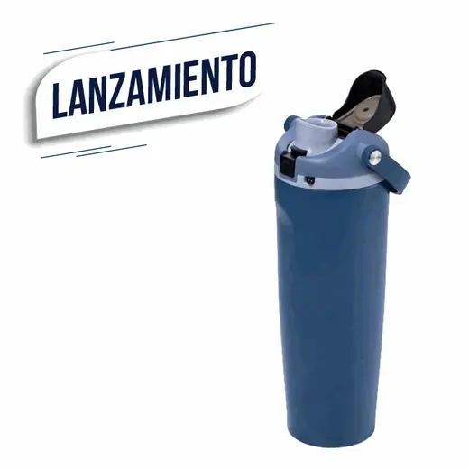 MUG TERMICO ACERO 900ML DAILY AZUL MARINO (REG)