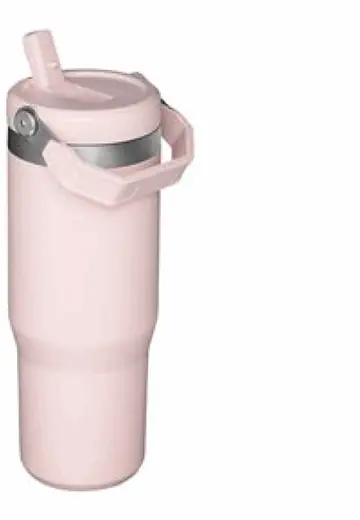 MUG TERMICO C/PICO 900ML ACERO ROSA (REG)
