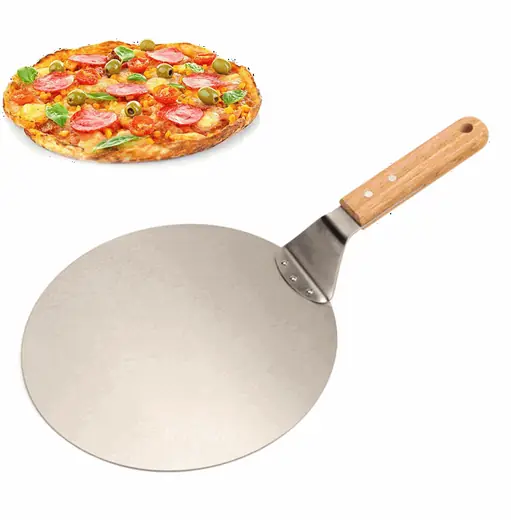 PALA PARA PIZZA D30CM/L50CM ACERO MANGO MADERA (REG)