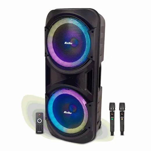 PARLANTE INALAMBRICO DOBLE 12” BLOW KPB-666 (REG)