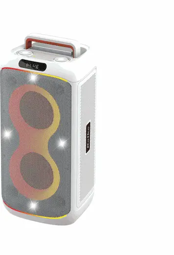 PARLANTE INALÁMBRICO DOBLE 6,5” + TWEETER 1” FEST DUO WHITE EDITION KPB-787 (REG)